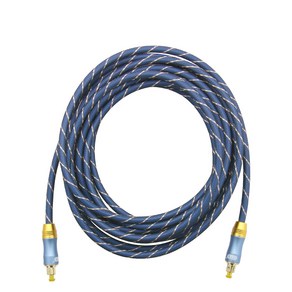 컴스 오디오 광케이블 EMK Blue 6mm 5M Toslink to Toslink BT462, 혼합색상, 1개