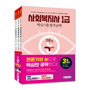 전문가의 눈사회복지사 1급 핵심기출 합격공략 3종 세트(2021):전문가의 눈으로 핵심만 공략한다!, 시대고시기획