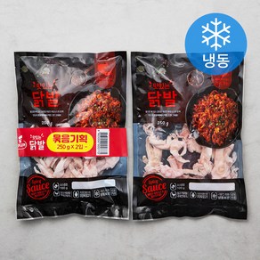 마니커 맛있는 닭발 250g x 2p + 소스 100g x 2p (냉동), 1세트