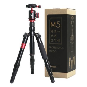 벤토사 M5 스마트폰 카메라 볼헤드 삼각대 와인, VTS-PRO-M5, 1개