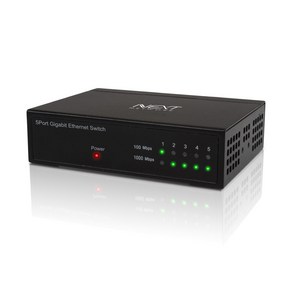 넥스트유 10/100/1000Mbps 5포트 기가 스위칭 허브, NEXT-2005GH, 1개[출고]_ma