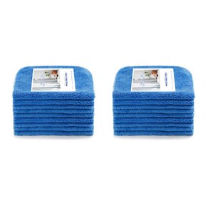 쓱싹 보들보들 걸레 초극세사 블루 소 22 x 30 cm 9p, 2개