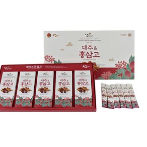 생생대추 대추 앤 홍삼고 스틱, 1개, 390g