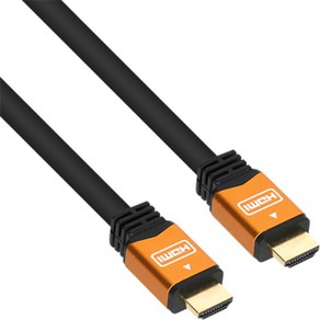 넷메이트 4K HDMI V2.0 골드메탈 케이블 NM-HM10GZ, 1개, 10m