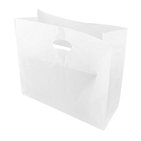 베스트팩 HD 무지 비닐 쇼핑백 소 23 x 12 x 35 cm, 화이트, 100개