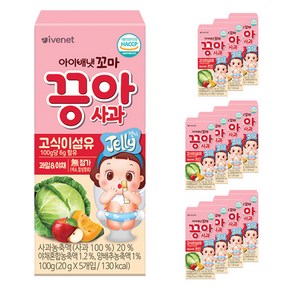 아이배냇 꼬마끙아 젤리, 12개, 사과, 100g