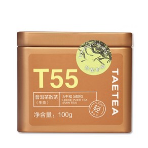 대익차 보이차 산차 T55 생차, 100g, 1개입, 1개