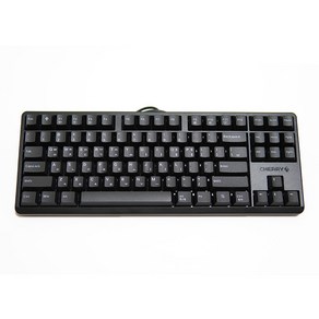 CHERRY 기계식키보드, G80-3000S TKL (청축), 블랙, 텐키리스