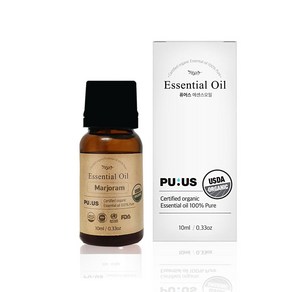 퓨어스 유기농 마조람오일, 10ml, 1개