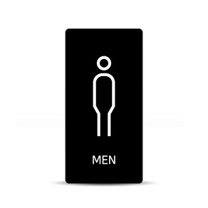 디자인콤마 화장실 표시 안내판, MEN, 1개