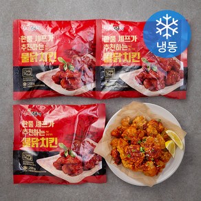 한품 불닭치킨 (냉동), 200g, 3팩