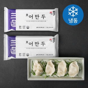 삼창교자 어 만두 (냉동), 150g, 2개