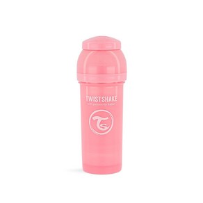 트위스트쉐이크 배앓이방지 젖병 260ml, 라이트 핑크, 1개