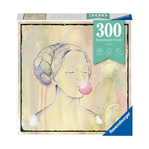 라벤스부르거 R129669 분홍색 풍선껌 300피스, 혼합색상, 1개