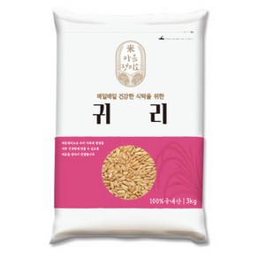 마음정미소 국내산 귀리, 3kg, 1개