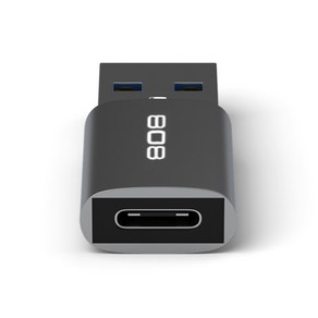 808 USB C 3.0 to USB A 3.0 변환젠더, 블랙, 15cm, 1개