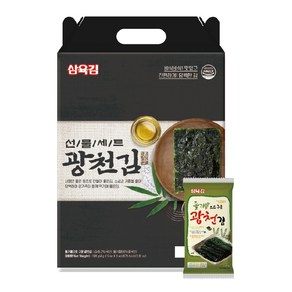 삼육김 광천김 2호 선물세트 27p, 108g, 1개