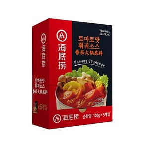 하이디라오 토마토맛 훠궈 소스 패키지, 500g, 1개