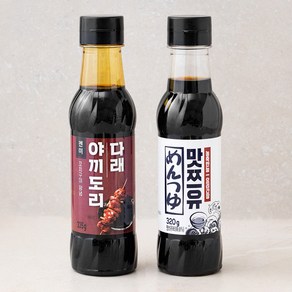 젠미 맛쯔유 320g + 야끼도리다래 335g 소스 세트 B, 1세트