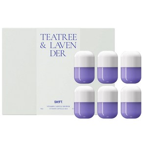 시프트 비타민캡슐 6개입 티트리라벤더향, 1세트, TEATREE&LAVENDER