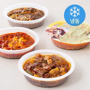 한끼의품격 한품 덮밥소스 C 소불고기 210g + 치즈불닭 210g + 매콤히로미찌 찜닭 250g 세트 (냉동)