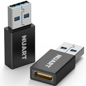 누아트 고출력 USB 3.0-C타입 PD/QC 변환 OTG 젠더