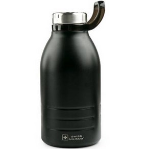 스위스밀리터리 보온보냉 플로우저그 OKK-TKF1900, FBK 터키블랙, 1900ml, 1개