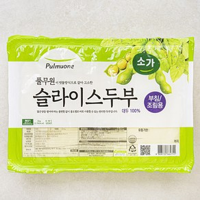 풀무원 SOGA 슬라이스 두부 부침용, 1개, 3kg