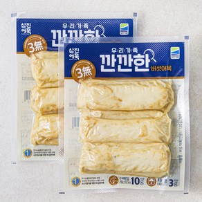 삼진어묵 깐깐한 버섯어묵 3p, 120g, 2개