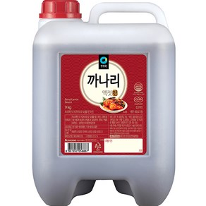 대상 청정원 까나리액젓진