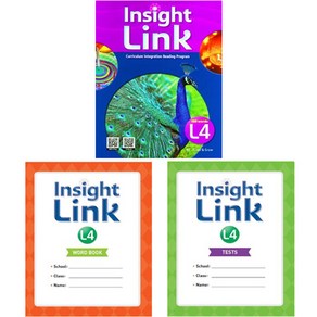 Insight Link 4 Student Book + Workbook + QR + Tests + Word book 전3권 초등4학년 4단계