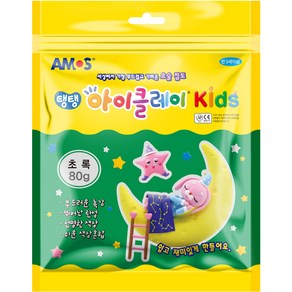 아모스 탱탱 아이클레이 KIDS, 1개, 80g, 초록