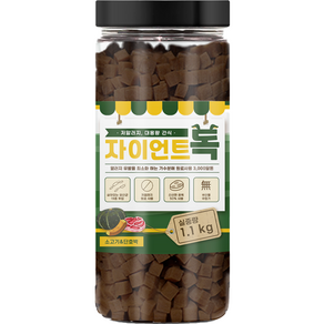 강아지 자이언트독 대용량 져키 1.1kg, 소고기 + 단호박, 1개