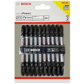 보쉬 토션비트 10pcs 양날 PH2 6.35 x 110mm