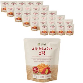 상하농원 고창 황토고구마 스틱, 60g, 30개