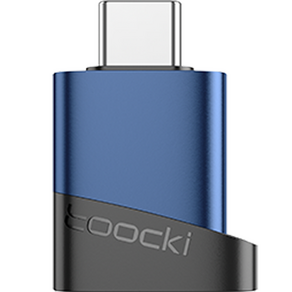 Toocki 투키 퓨쳐모던 USB-A 3.0 to C타입 OTG 젠더 블루, TZJTAC-JG03