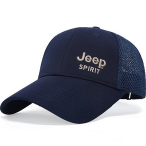 JEEP SPIRIT 카멜 반 메쉬 볼캡 야구모자 + 지프전용포장