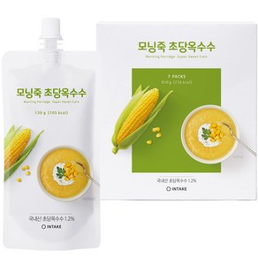 인테이크 모닝죽 초당옥수수 7p, 910g, 1개