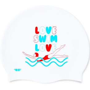 제이커스 Love Swim Love 수모 JK-158C, 화이트