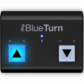 아이케이멀티미디어 iRig BlueTun 무선 블루투스 페이지 터너 블랙, 단품, 1개