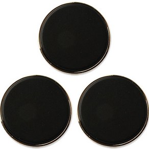 동대문단추왕 알로이 단추 18mm, 블랙G, 3개