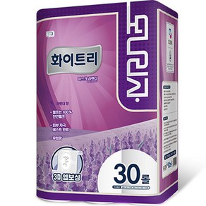 모나리자 화이트트리 머스크 라벤더향 천연펄프 3겹 고급롤화장지