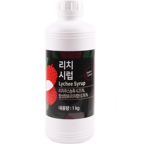 딜라잇가든 리치 시럽, 1kg, 1개