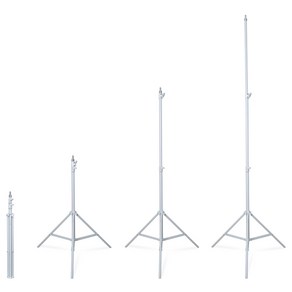 대한 카메라삼각대 조명 거치대 스탠드, DASB-WST001(화이트), 1개