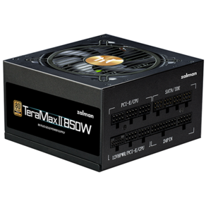 잘만 TeaMax II 850W 80PLUS Gold 풀모듈러 블랙 ATX 3.0 PCIE5