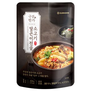 아워홈 구씨반가 소고기 알곤이전골, 400g, 1개