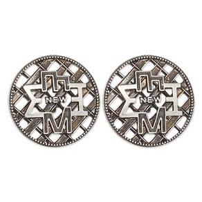 동대문단추왕 뉴모즈 단추 25mm, 2개, 흑은니