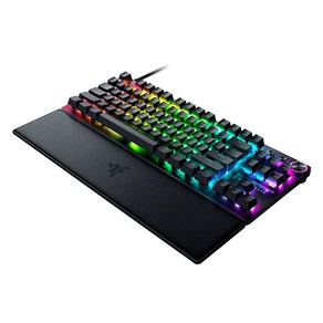 레이저 Huntsman V3 Po TENKEYLESS KR 유선 텐키리스 키보드, 블랙, RZ03-0498, 광축