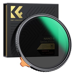 케이앤에프컨셉 NANO-X TRUE COLOR Variable 가변필터 8K AGC Glass 77mm