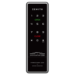 제니스 샷시 디지털 보조키 손잡이 없음 도어락 보조키 손잡이 없음 도어락 ZS700N, 고객직접설치